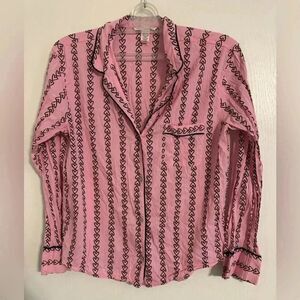 Victoria’s Secret Pink Hearts Sleep Top – Size Small